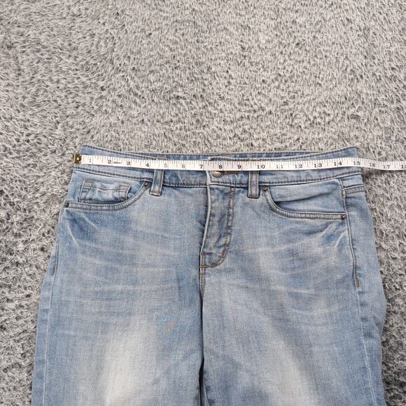 LL Bean Jeans Women 4 Blue Signature Straight Leg Mom Normcore Casual Denim - Picture 6 of 10